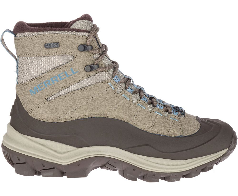 Botas Senhora - Merrell Thermo Chill Mid Shell Waterproof - Cinzentas - GHD491568